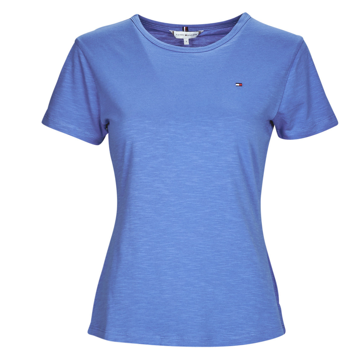 T-shirt Donna Tommy Hilfiger  1985 SLIM SLUB C-NK SS  Blu