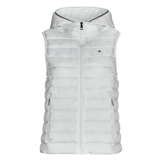 Piumino Donna Tommy Hilfiger  LW PADDED GLOBAL STRIPE VEST  Bianco