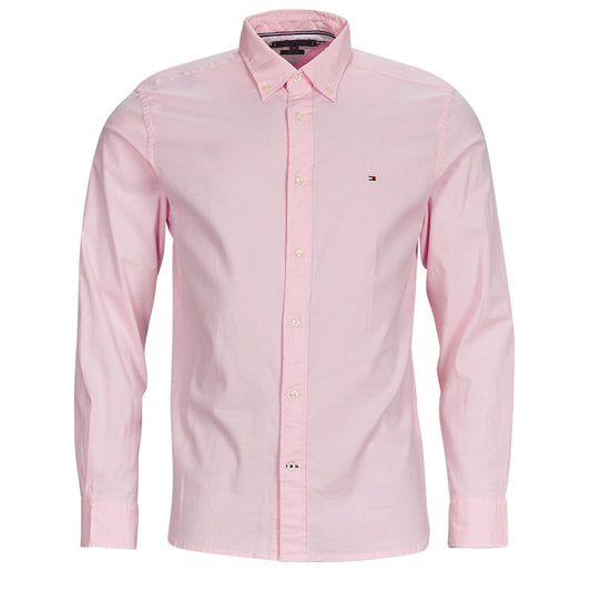 Camicia a maniche lunghe Uomo Tommy Hilfiger  1985 FLEX OXFORD RF SHIRT  Rosa