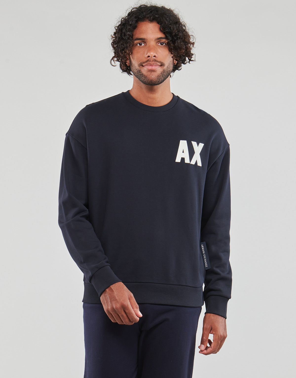 Felpa Uomo Armani Exchange  6RZMKE  Marine