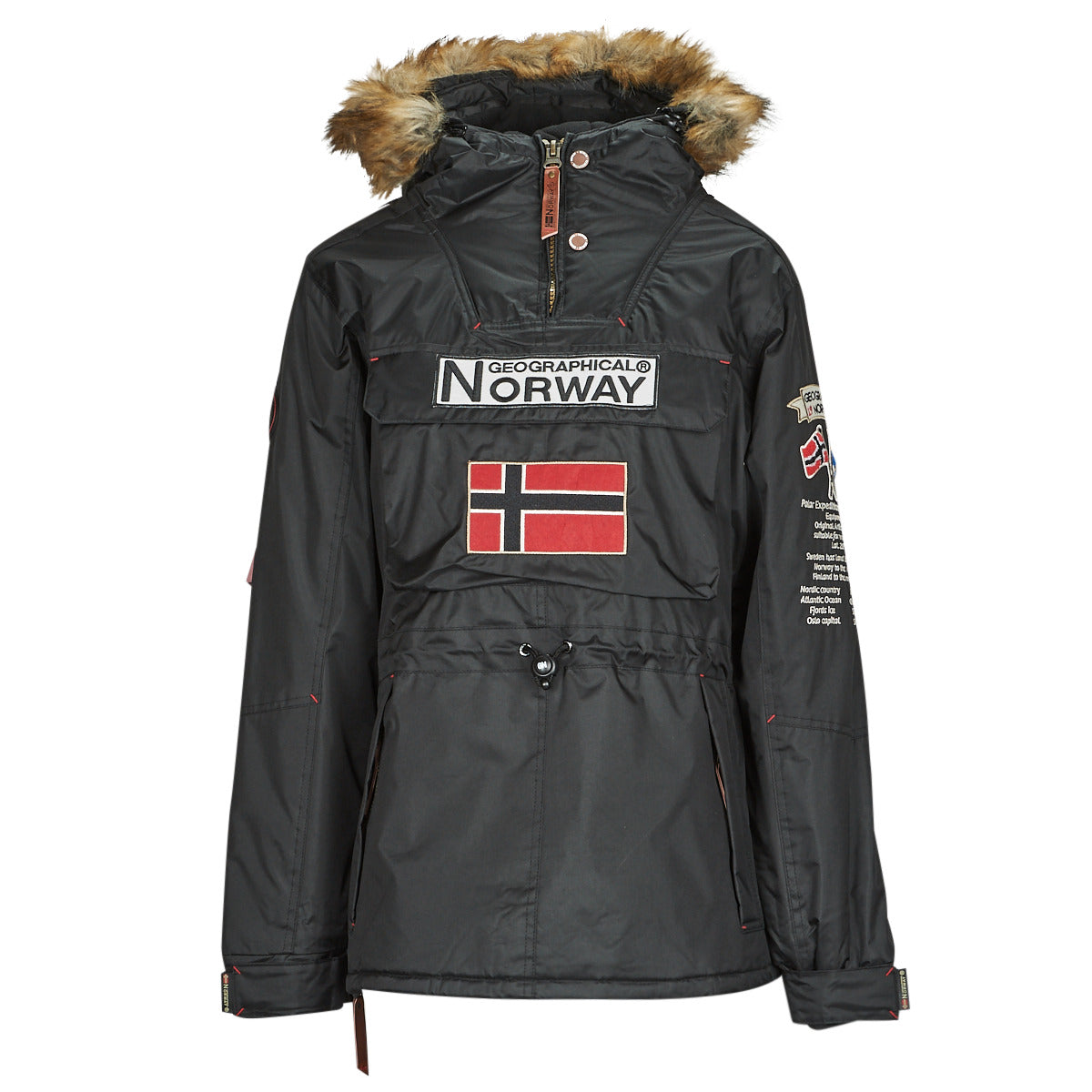 Parka Donna Geographical Norway  BOOMERA  Nero