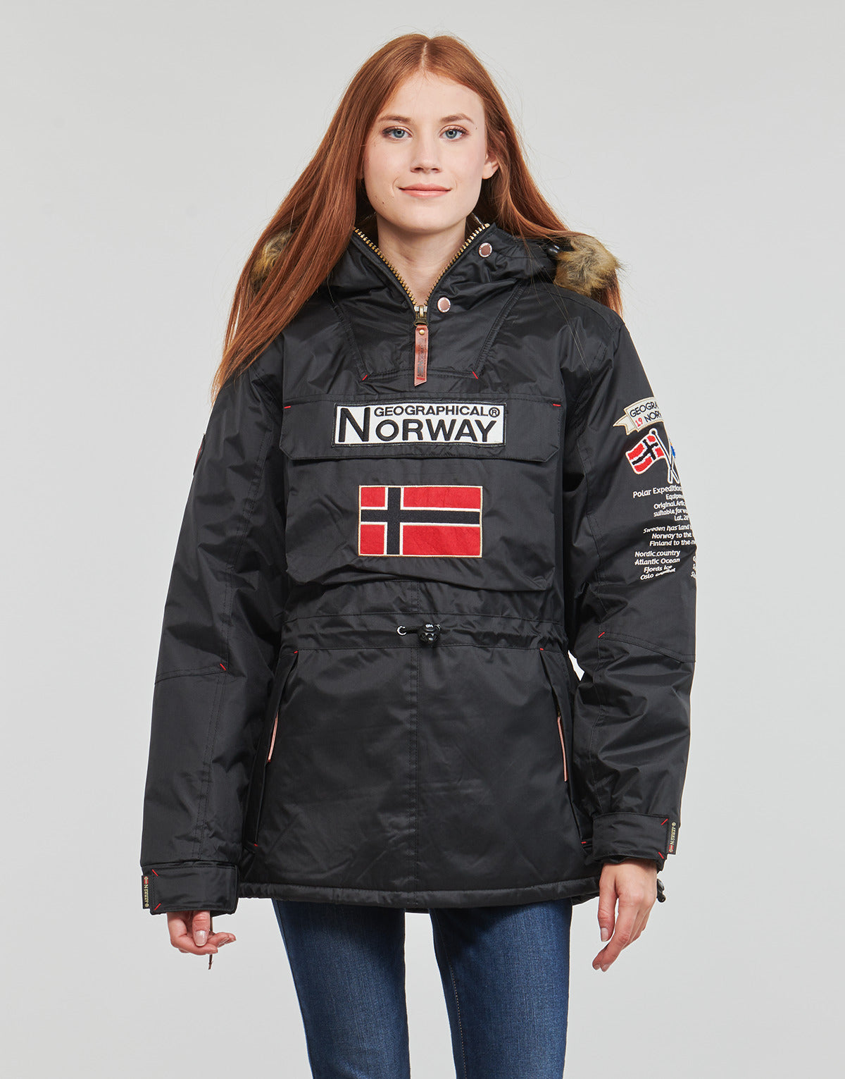 Parka Donna Geographical Norway  BOOMERA  Nero