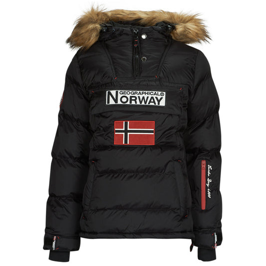 Piumino Donna Geographical Norway  BELANCOLIE  Nero