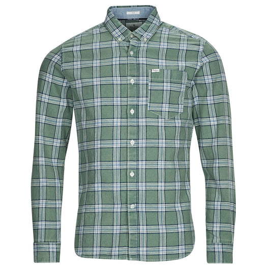 Camicia a maniche lunghe Uomo Pepe jeans  CROW  Verde