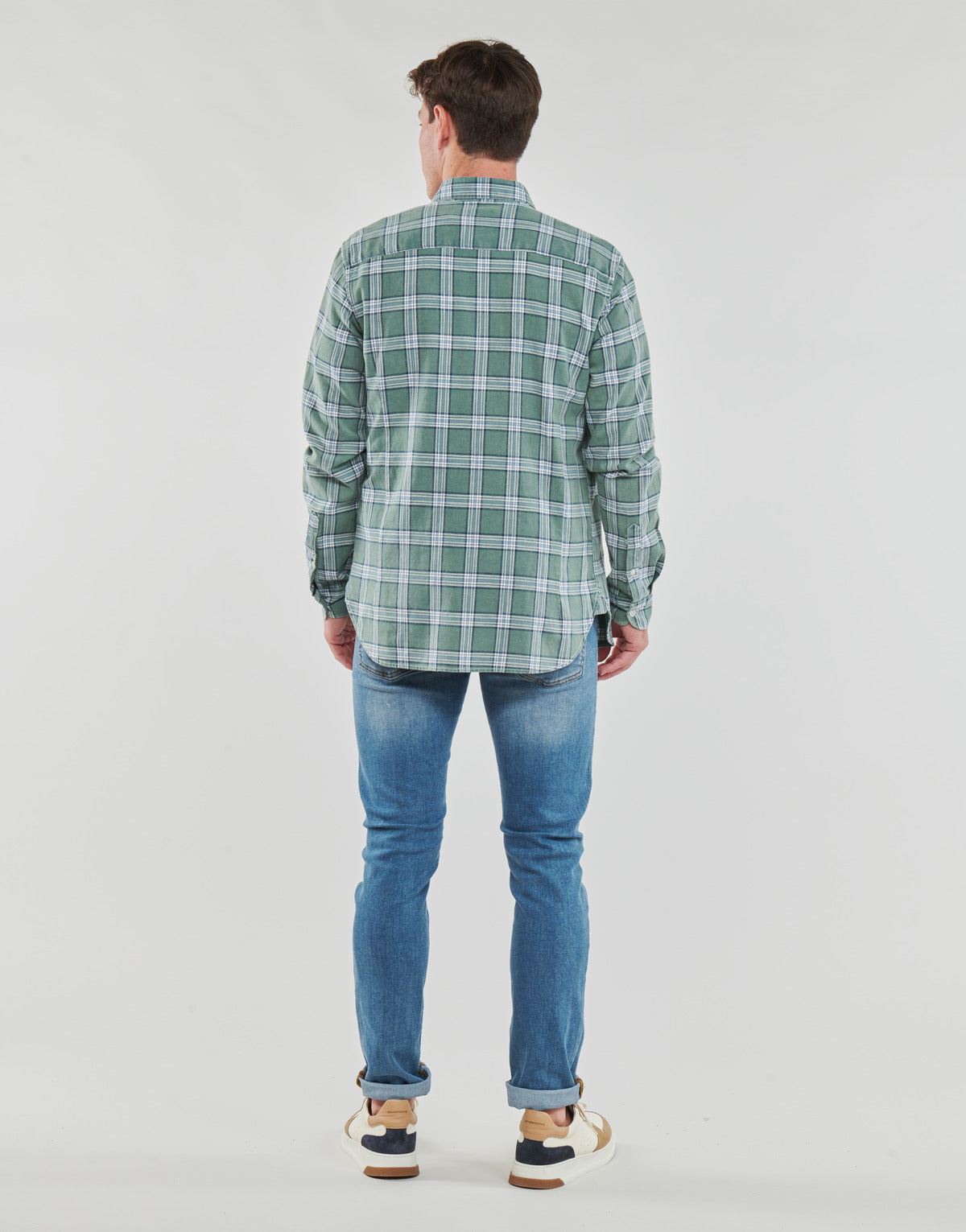 Camicia a maniche lunghe Uomo Pepe jeans  CROW  Verde