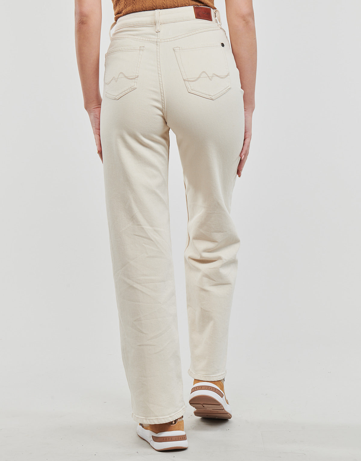 Jeans Flare Donna Pepe jeans  LEXA SKY HIGH  Beige