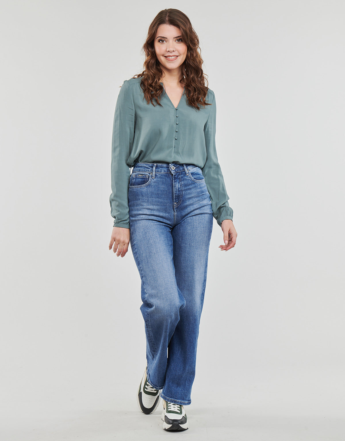 Jeans Flare Donna Pepe jeans  LEXA SKY HIGH  Blu