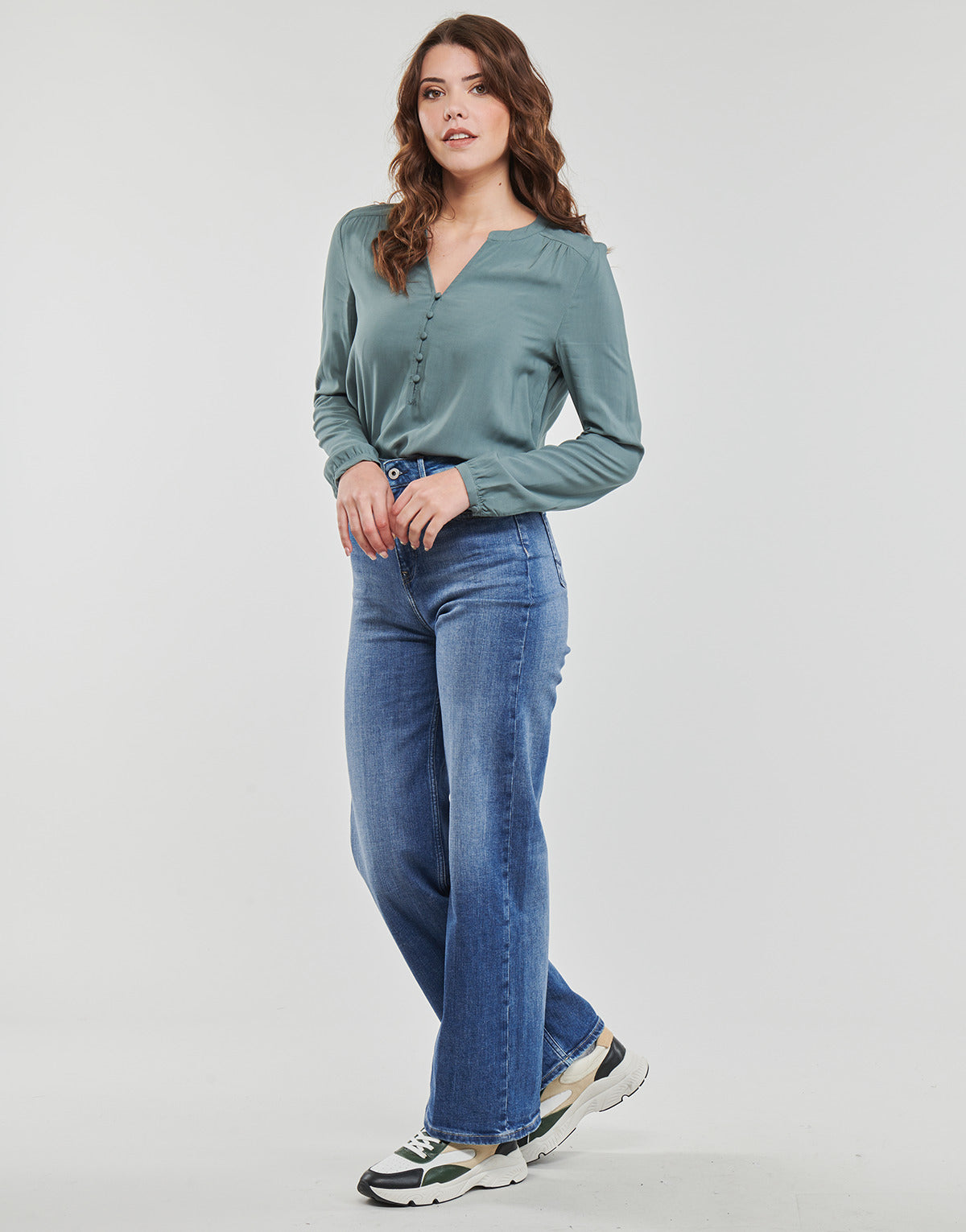 Jeans Flare Donna Pepe jeans  LEXA SKY HIGH  Blu