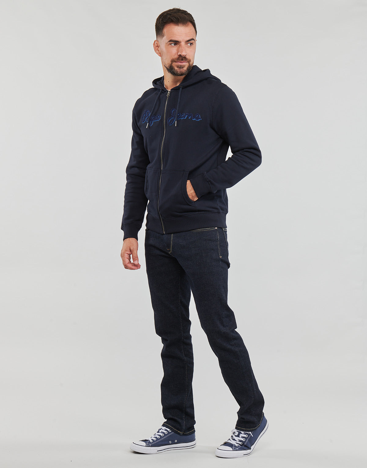 Felpa Uomo Pepe jeans  RYAN ZIP  Marine