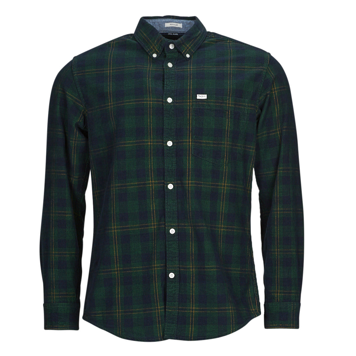 Camicia a maniche lunghe Uomo Pepe jeans  CALE  Verde