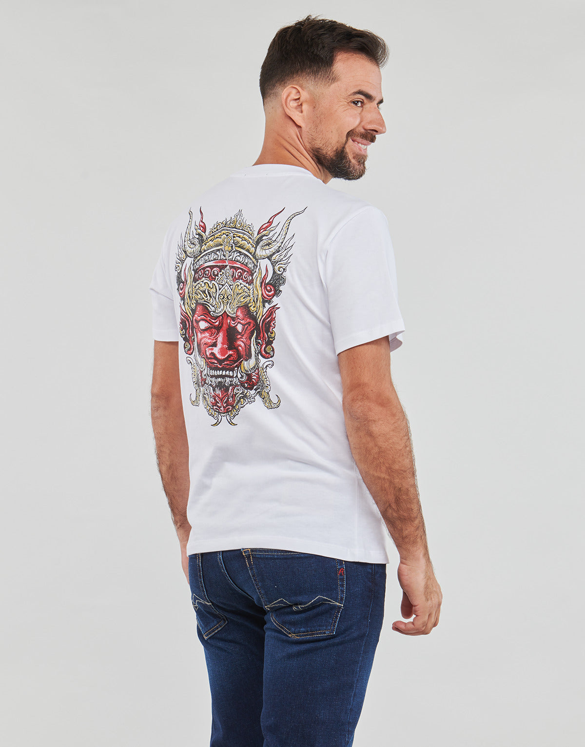 T-shirt Uomo Replay  M6657  Bianco