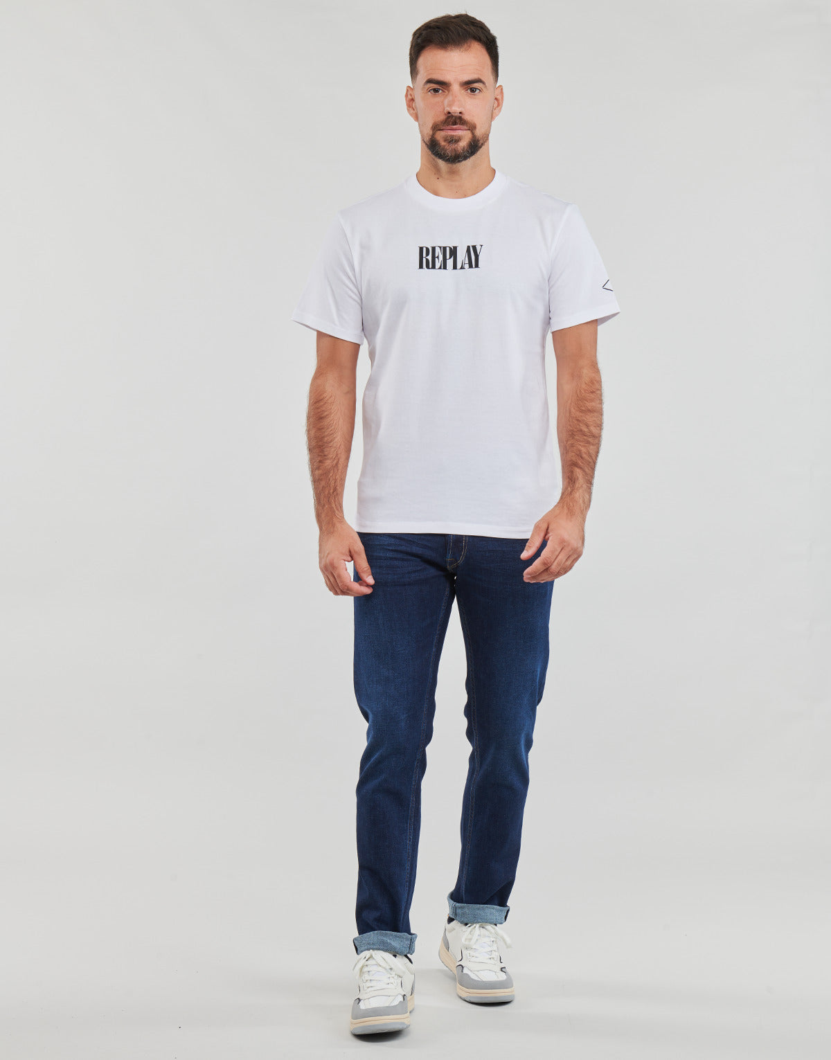 T-shirt Uomo Replay  M6657  Bianco