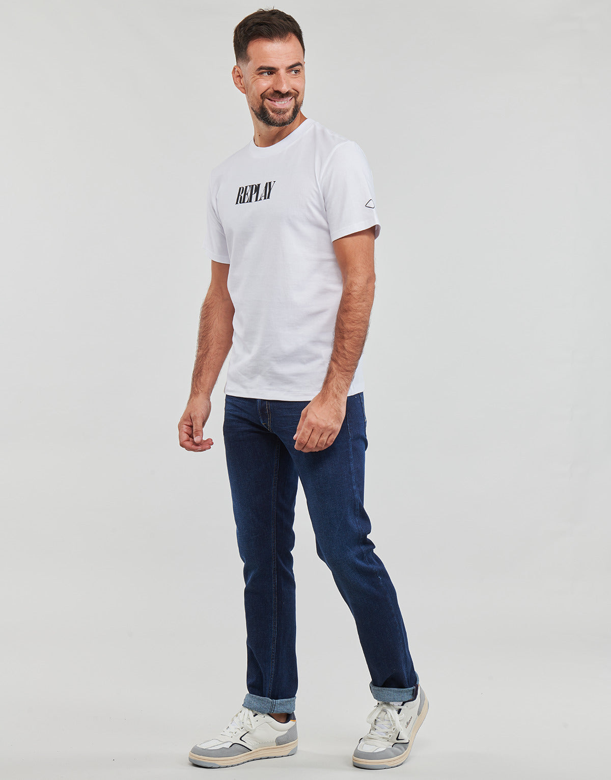 T-shirt Uomo Replay  M6657  Bianco