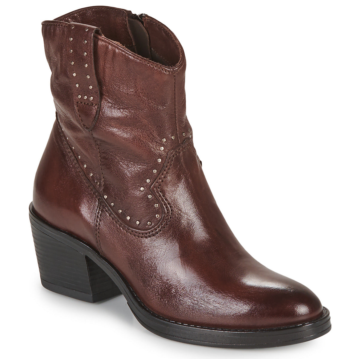 Stivaletti Donna Mjus  DENVER STUDS  Bordeaux