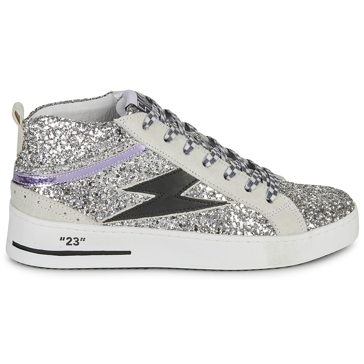 Sneakers alte Donna Semerdjian  GIBRA  Argento