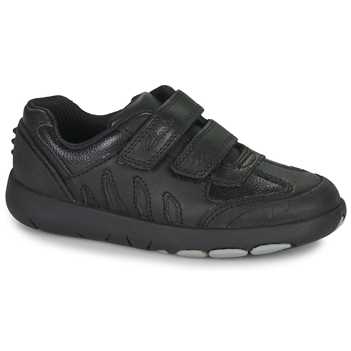 Scarpe bambini ragazzo Clarks  REX STRIDE K  Nero