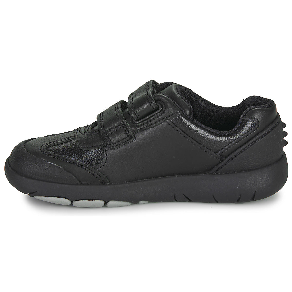 Scarpe bambini ragazzo Clarks  REX STRIDE K  Nero