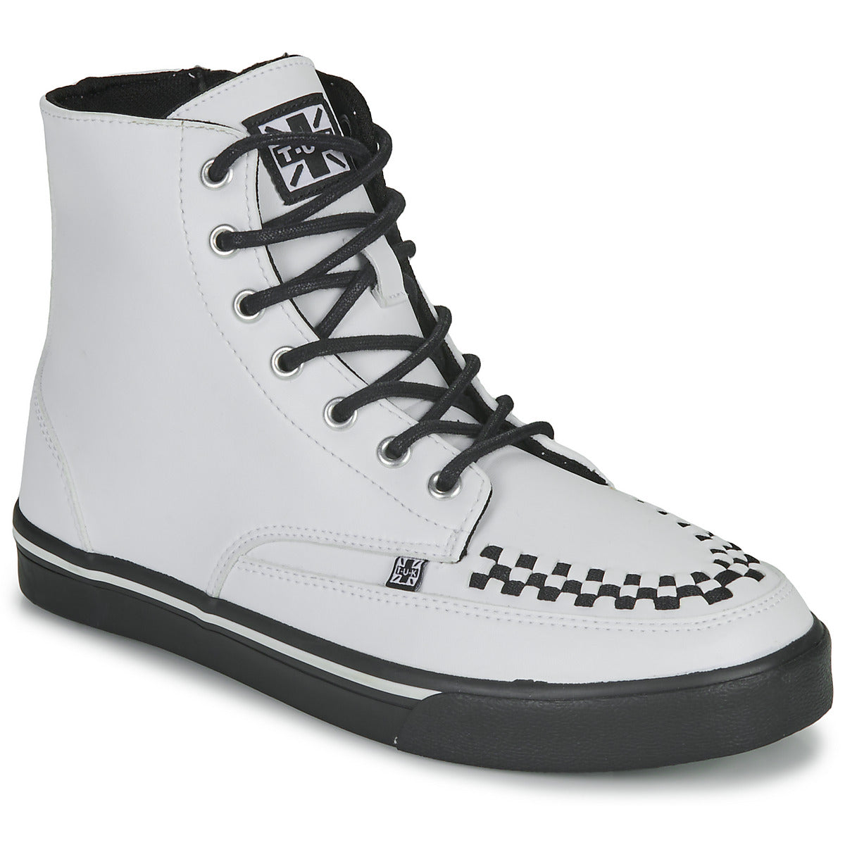 Sneakers alte Donna TUK  CREEPER SNEAKER HI  Bianco