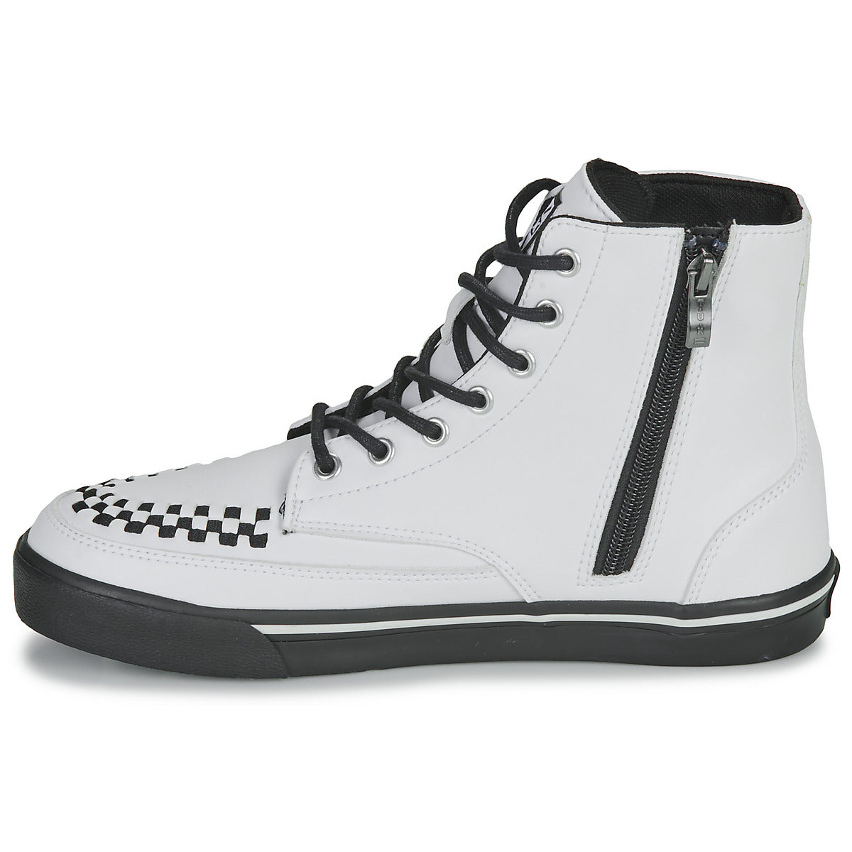 Sneakers alte Donna TUK  CREEPER SNEAKER HI  Bianco