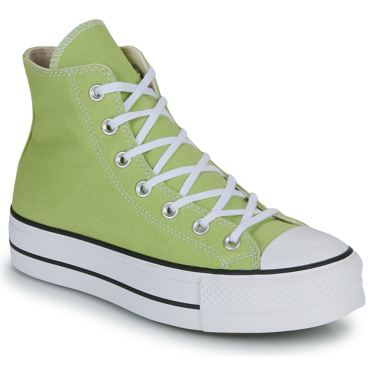 Sneakers alte Donna Converse  CHUCK TAYLOR ALL STAR LIFT PLATFORM SEASONAL COLOR  Verde