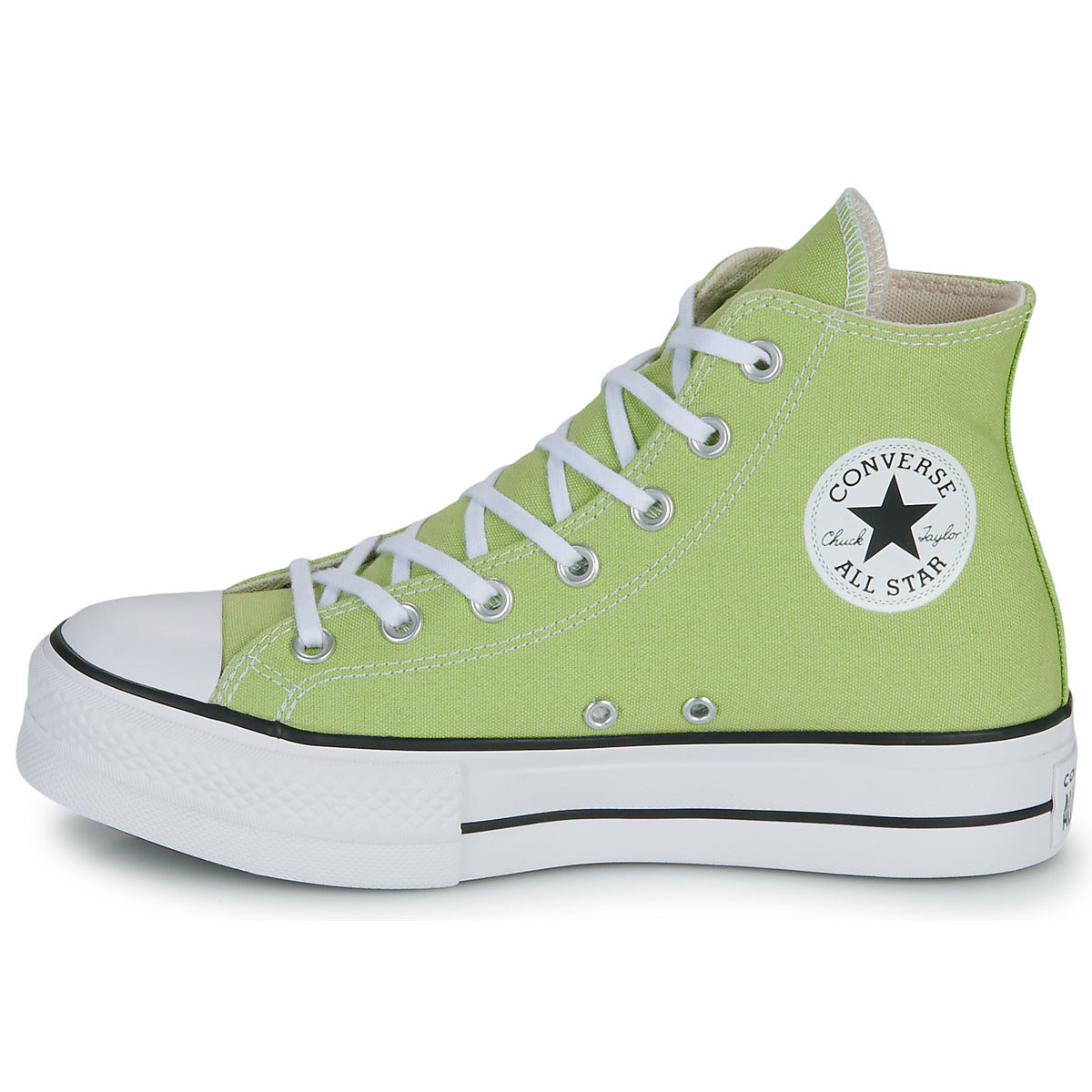 Sneakers alte Donna Converse  CHUCK TAYLOR ALL STAR LIFT PLATFORM SEASONAL COLOR  Verde