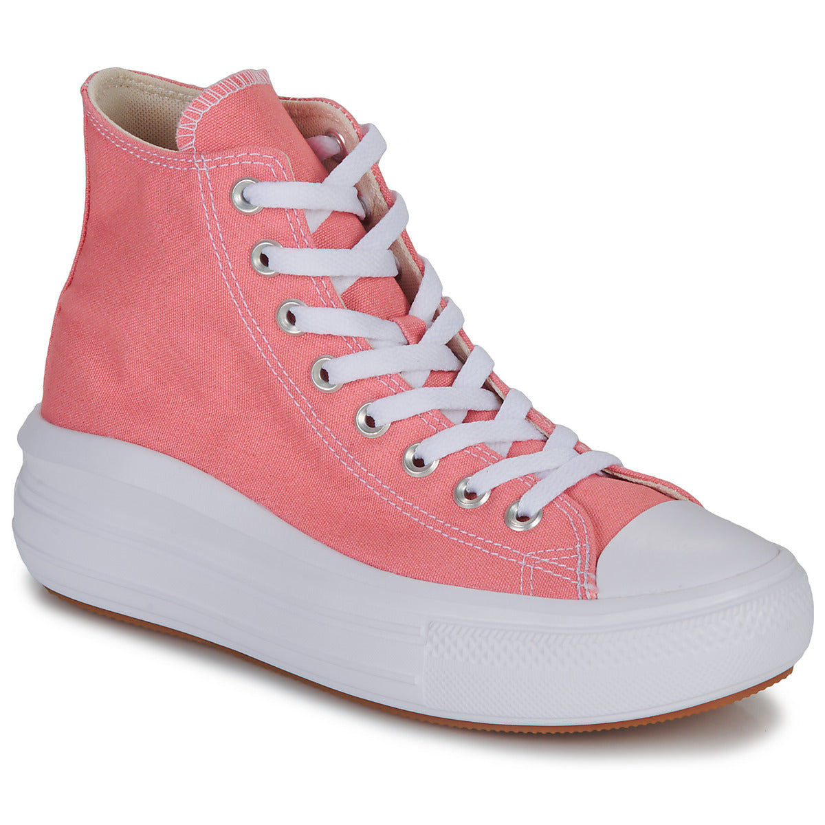 Sneakers alte Donna Converse  CHUCK TAYLOR ALL STAR MOVE PLATFORM SEASONAL COLOR  Rosa