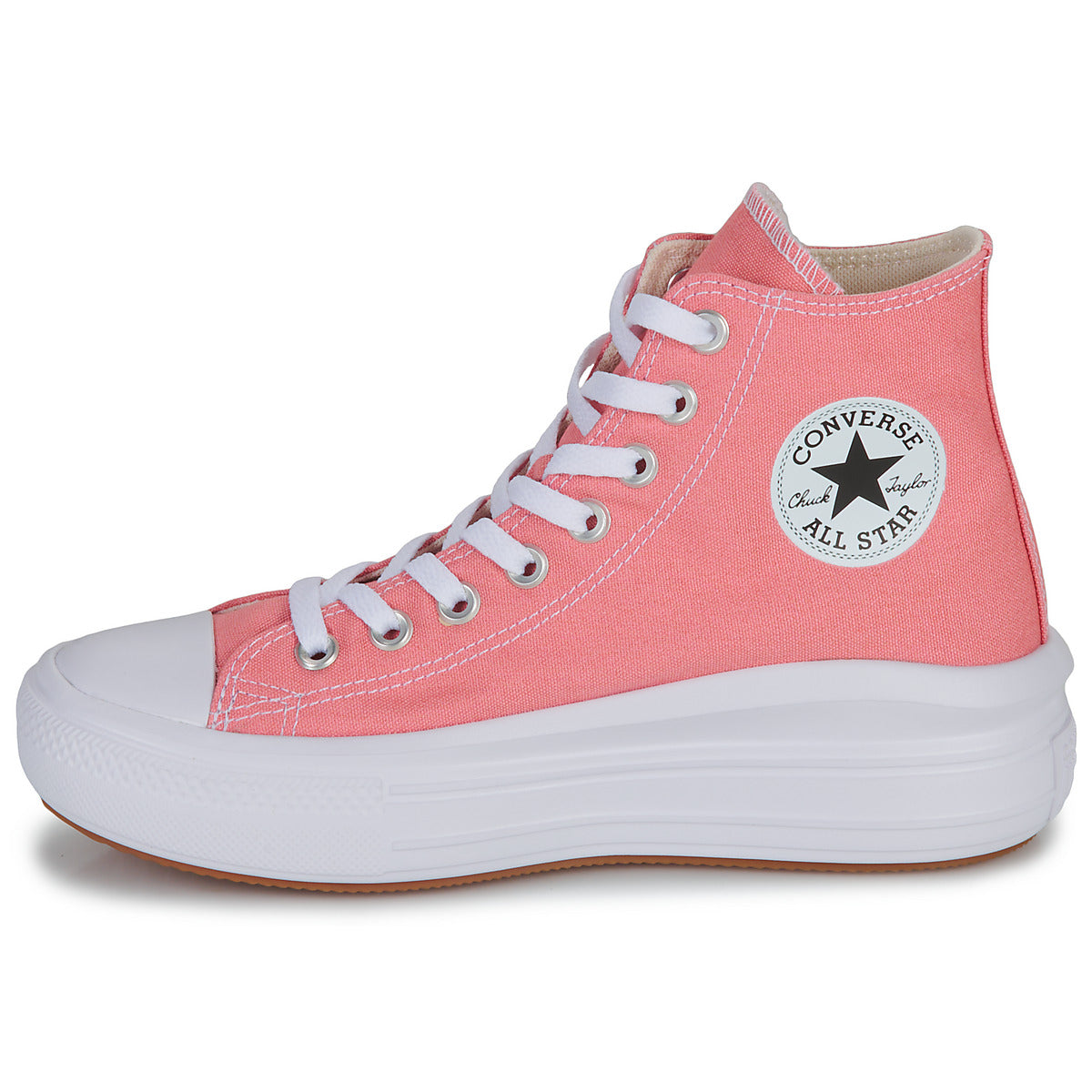 Sneakers alte Donna Converse  CHUCK TAYLOR ALL STAR MOVE PLATFORM SEASONAL COLOR  Rosa