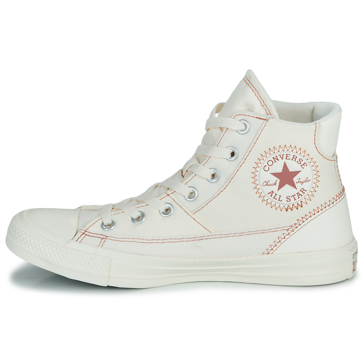 Sneakers alte Donna Converse  CHUCK TAYLOR ALL STAR PATCHWORK  Bianco