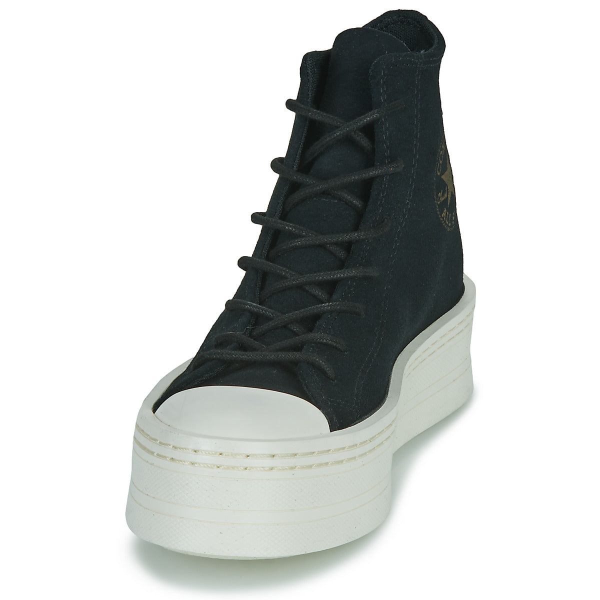 Sneakers alte Donna Converse  CHUCK TAYLOR ALL STAR MODERN LIFT PLATFORM MONO SUEDE  Nero