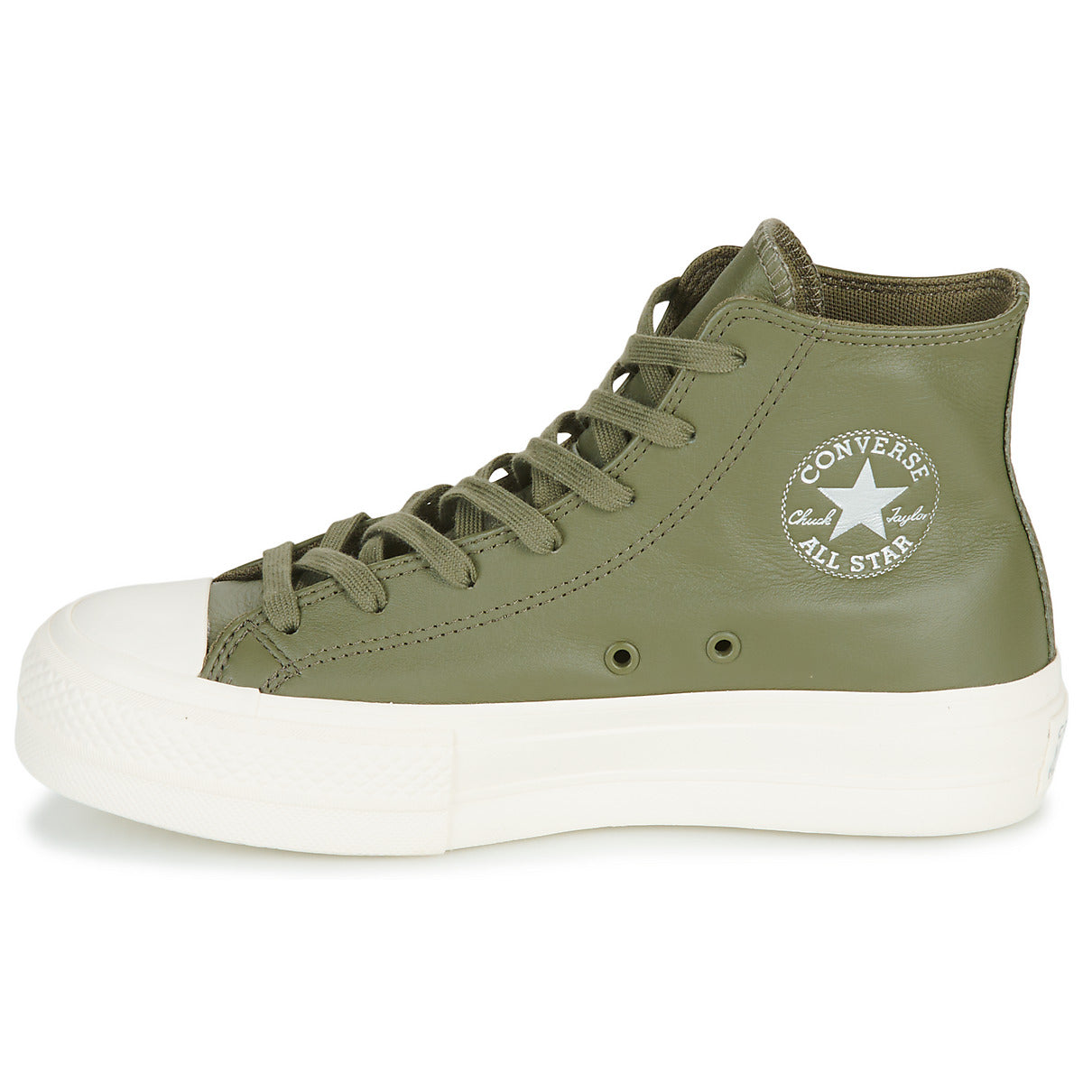 Sneakers alte Donna Converse  CHUCK TAYLOR ALL STAR LIFT  Kaki