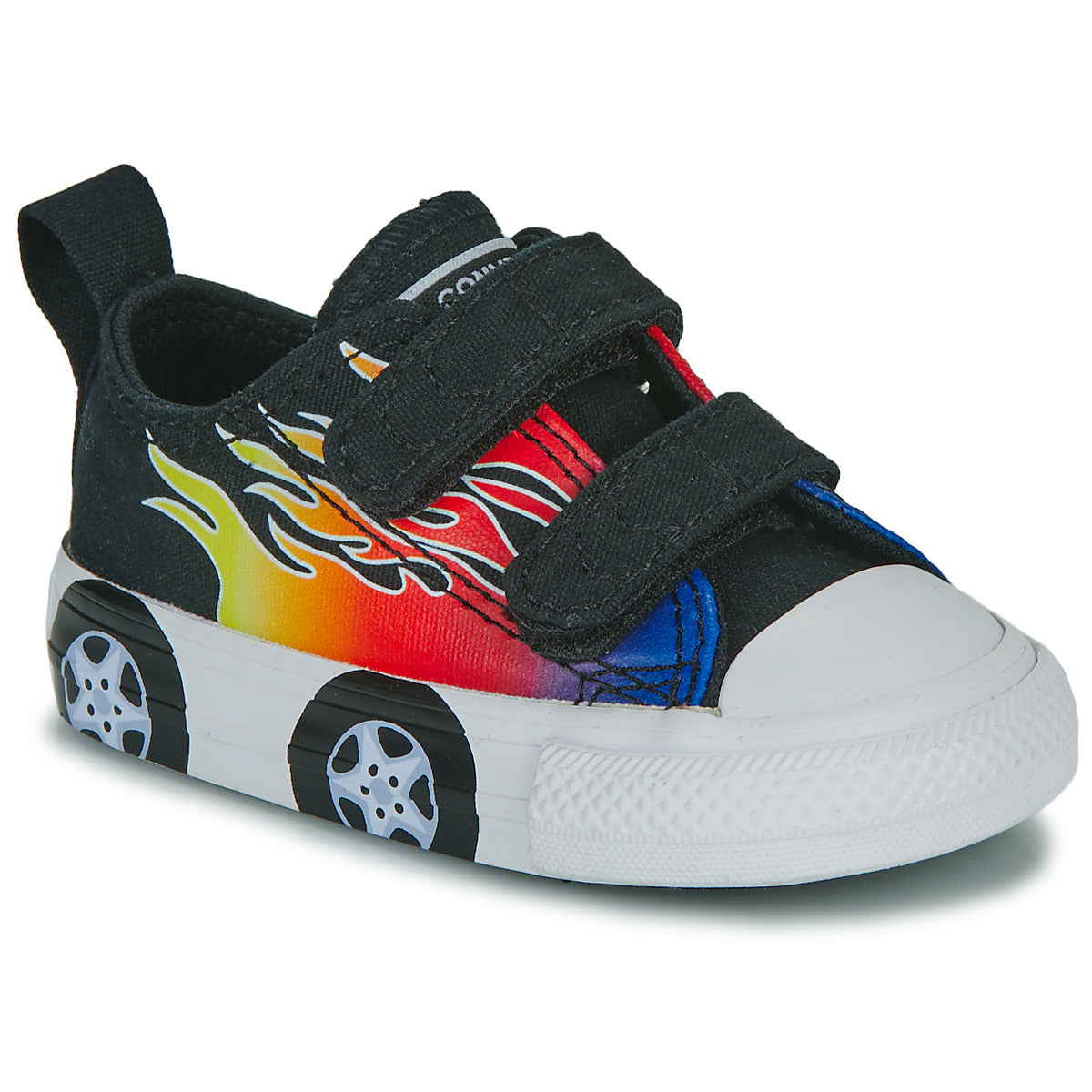 Scarpe bambini ragazzo Converse  CHUCK TAYLOR ALL STAR EASY-ON CARS  Nero