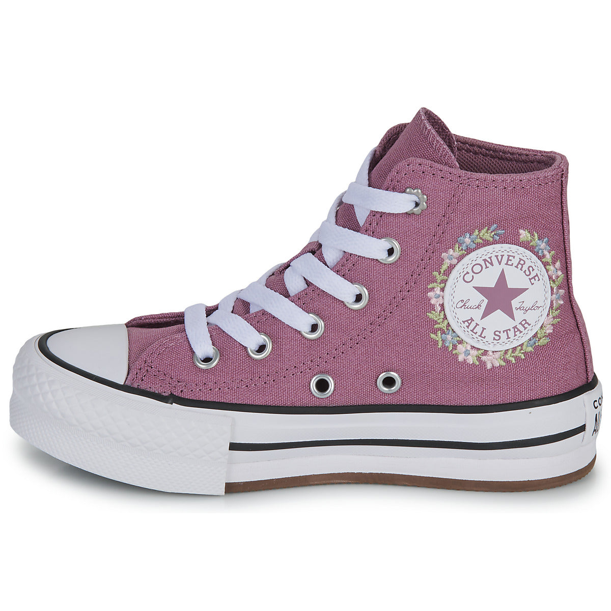 Scarpe bambini ragazza Converse  CHUCK TAYLOR ALL STAR EVA LIFT PLATFORM FELINE FLORALS  Viola