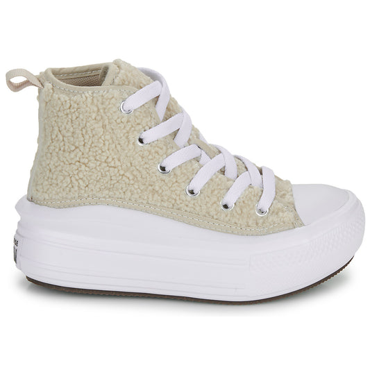 Scarpe bambini ragazza Converse  CHUCK TAYLOR ALL STAR PLATFORM MOVE WARM WINTER ESSENTIALS  Beige