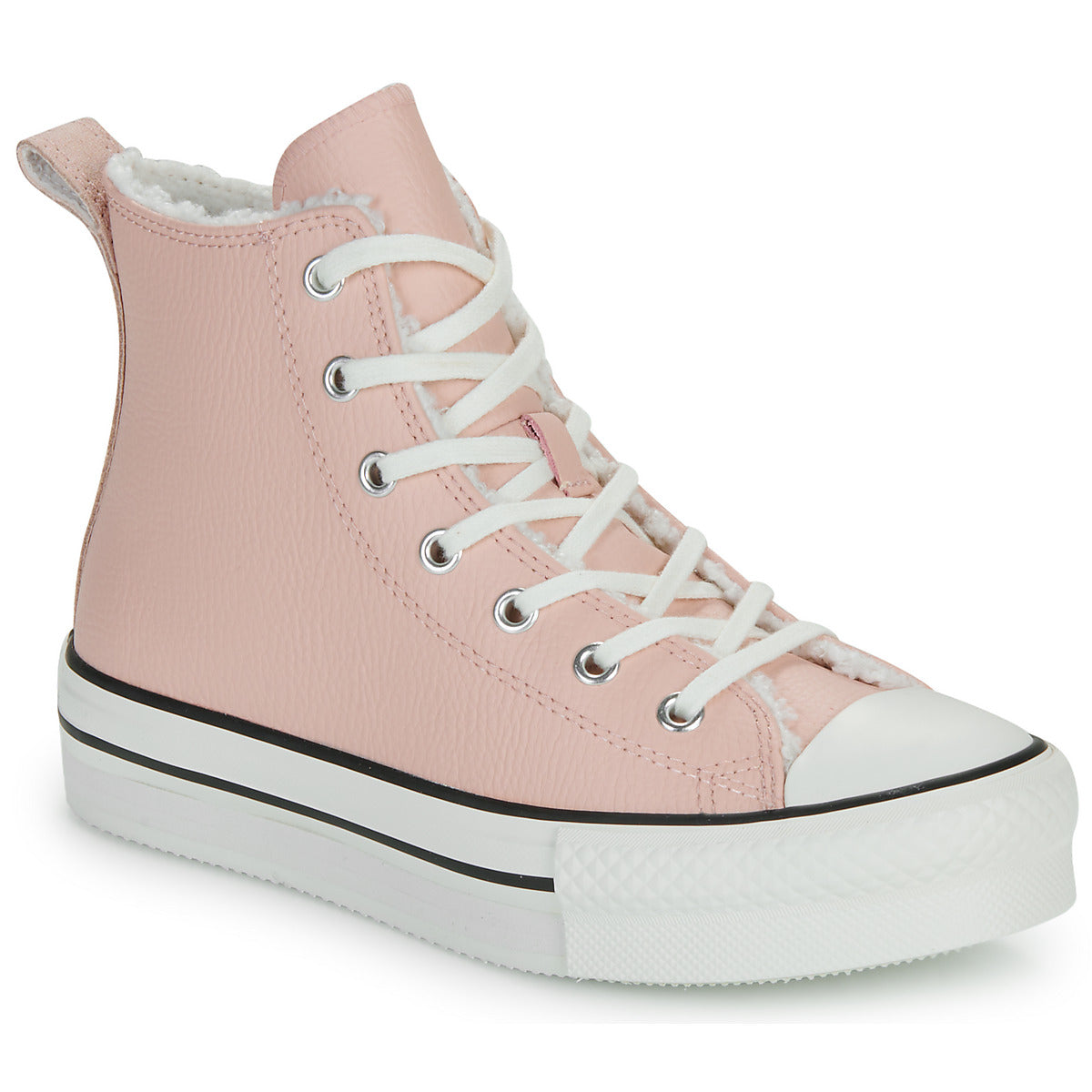 Scarpe bambini ragazza Converse  CHUCK TAYLOR ALL STAR PLATFORM LIFT WARM WINTER ESSENTIALS  Rosa