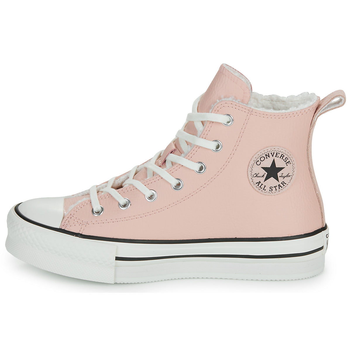 Scarpe bambini ragazza Converse  CHUCK TAYLOR ALL STAR PLATFORM LIFT WARM WINTER ESSENTIALS  Rosa