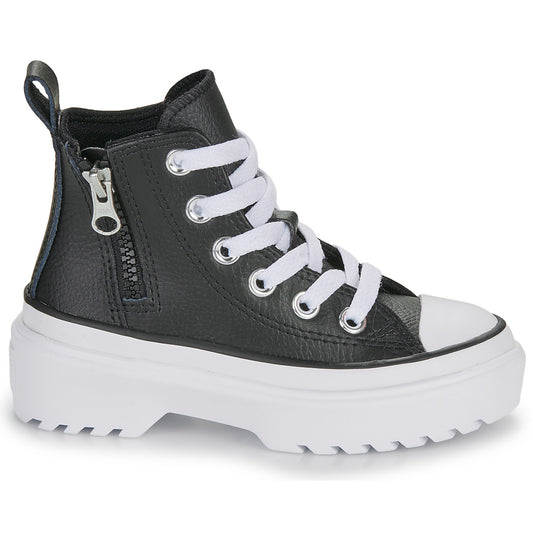 Scarpe bambini ragazza Converse  CHUCK TAYLOR ALL STAR LUGGED LIFT PLATFORM LEATHER  Nero