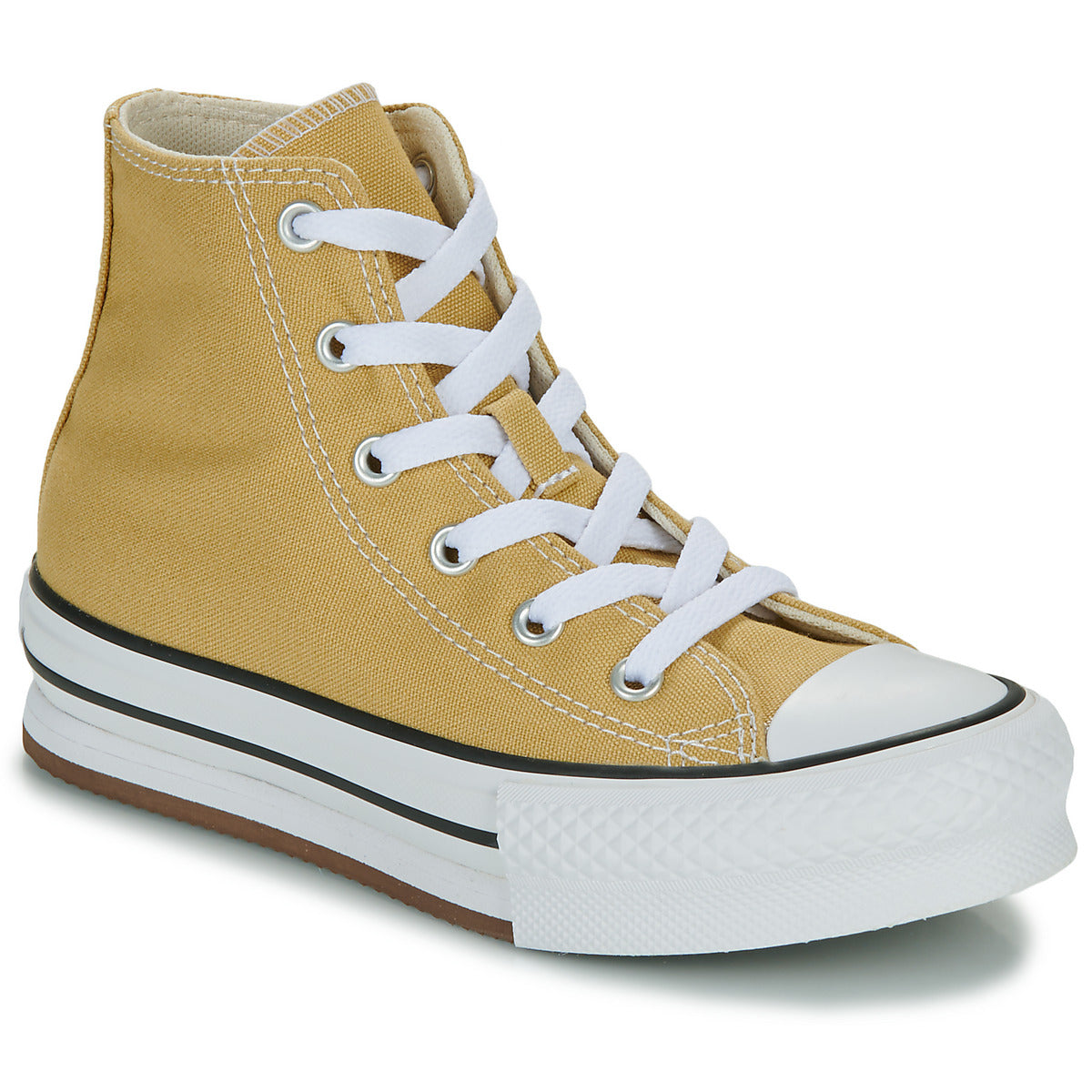 Scarpe bambini ragazza Converse  CHUCK TAYLOR ALL STAR EVA LIFT  Giallo