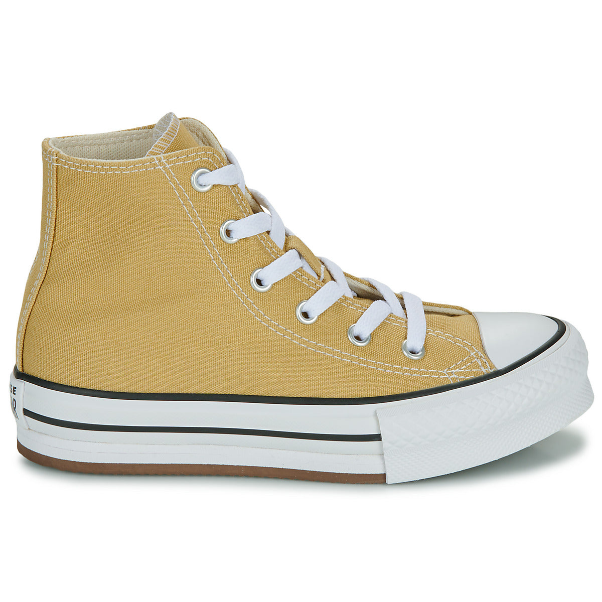 Scarpe bambini ragazza Converse  CHUCK TAYLOR ALL STAR EVA LIFT  Giallo