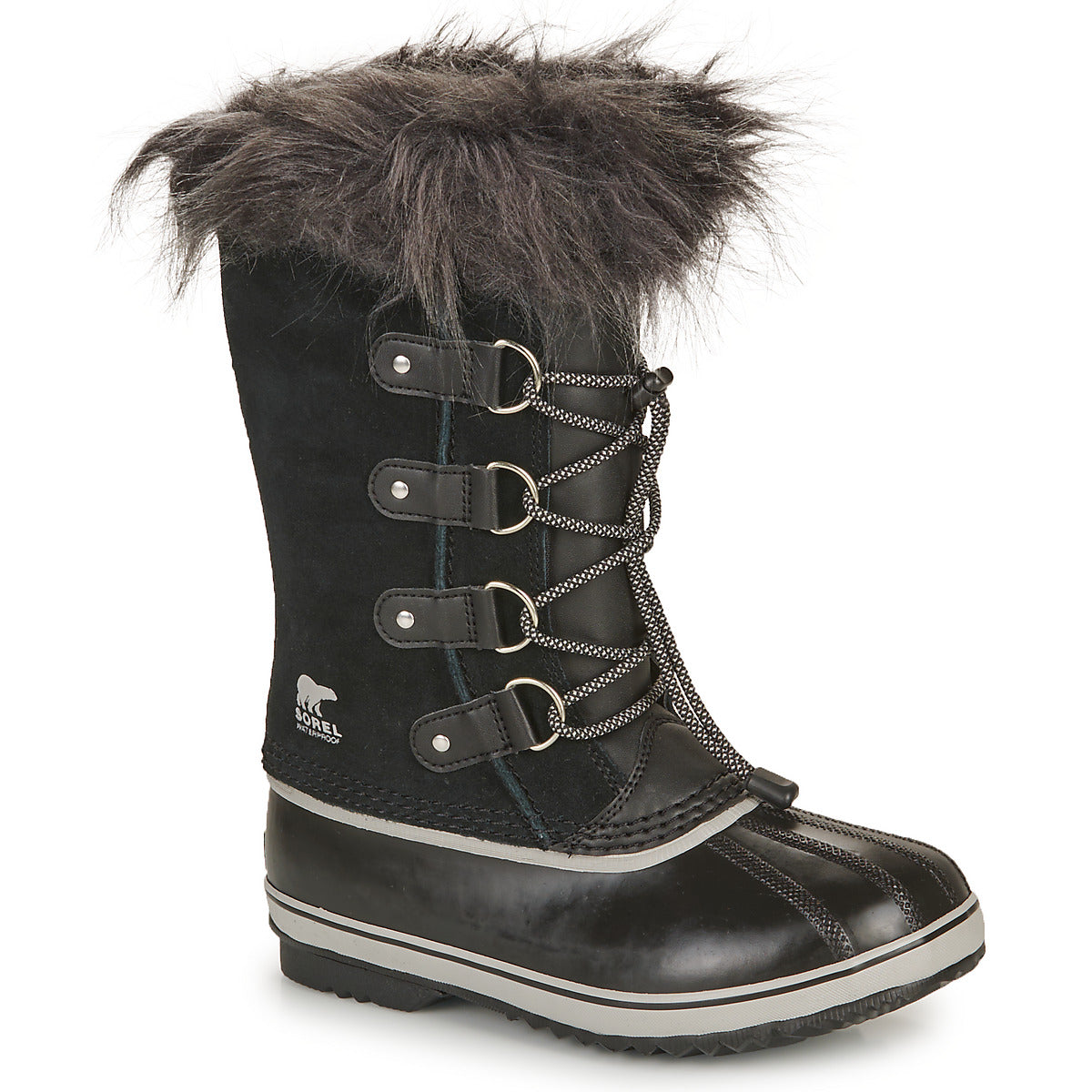 Scarpe da neve bambini ragazza Sorel  YOUTH JOAN OF ARCTIC WP  Nero