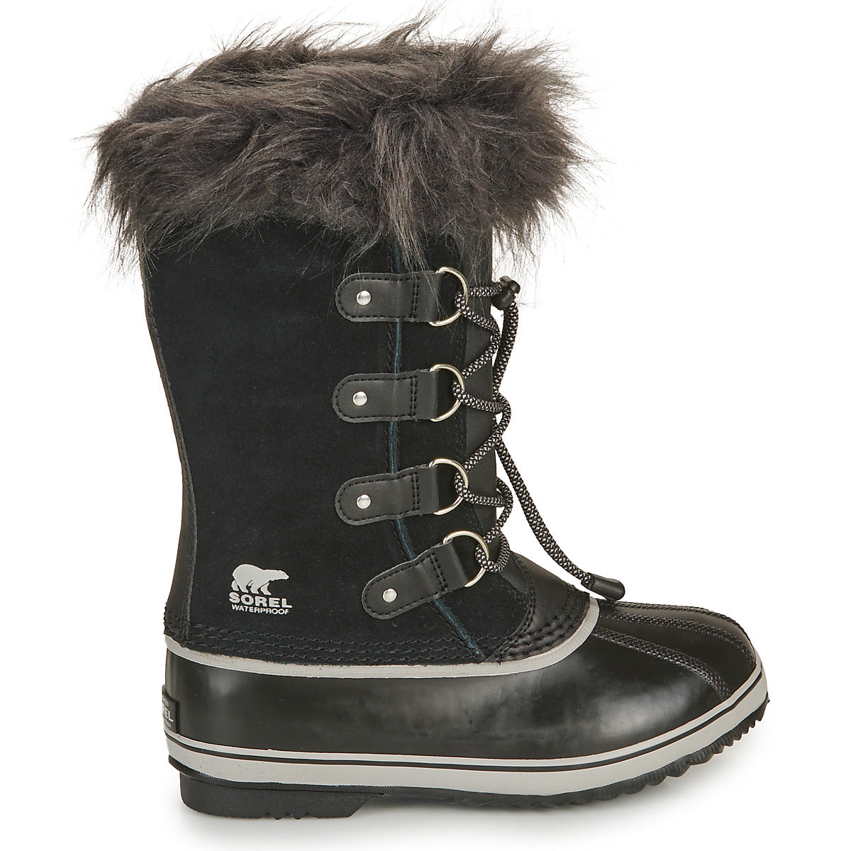 Scarpe da neve bambini ragazza Sorel  YOUTH JOAN OF ARCTIC WP  Nero