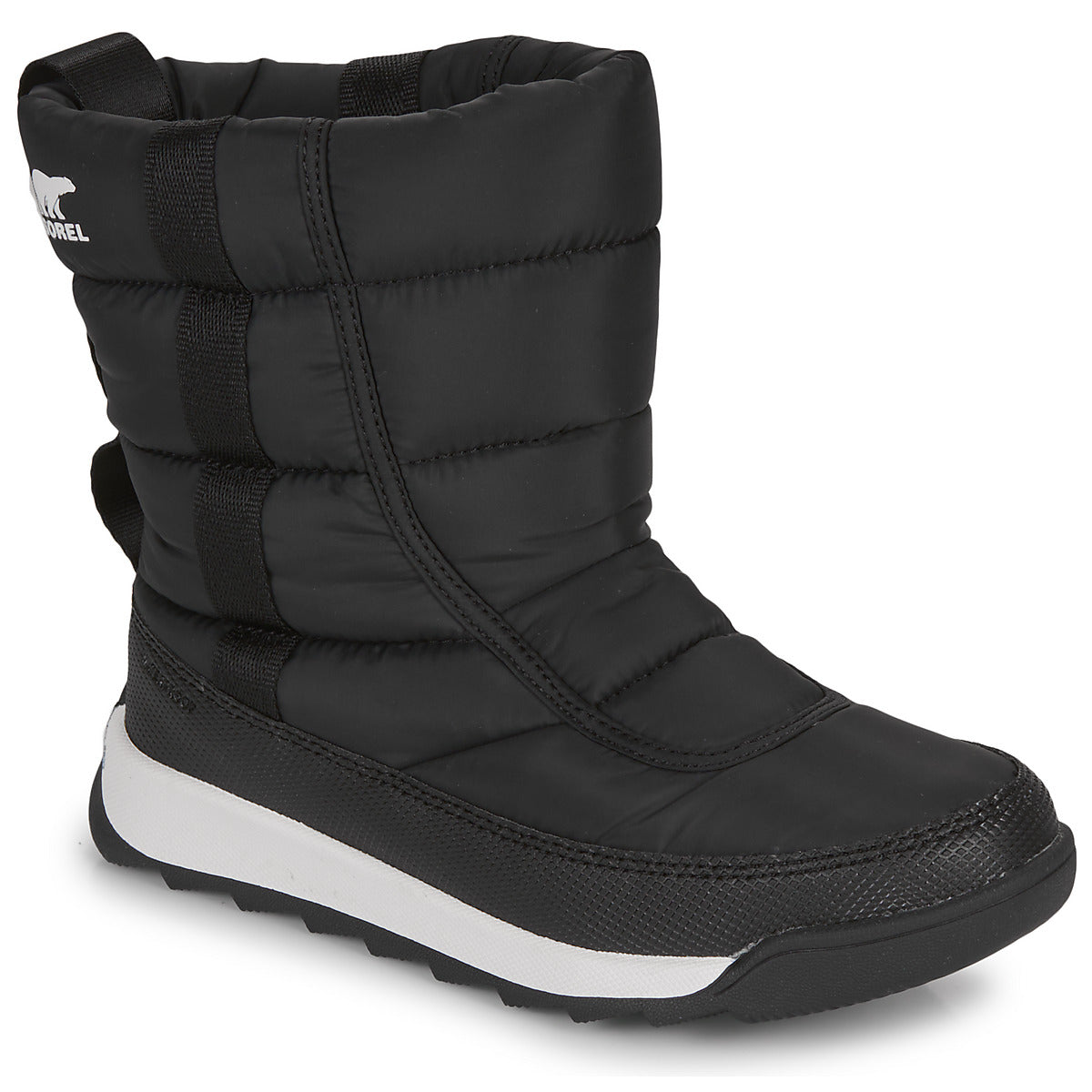 Scarpe da neve bambini ragazza Sorel  YOUTH WHITNEY II PUFFY MID WP  Nero