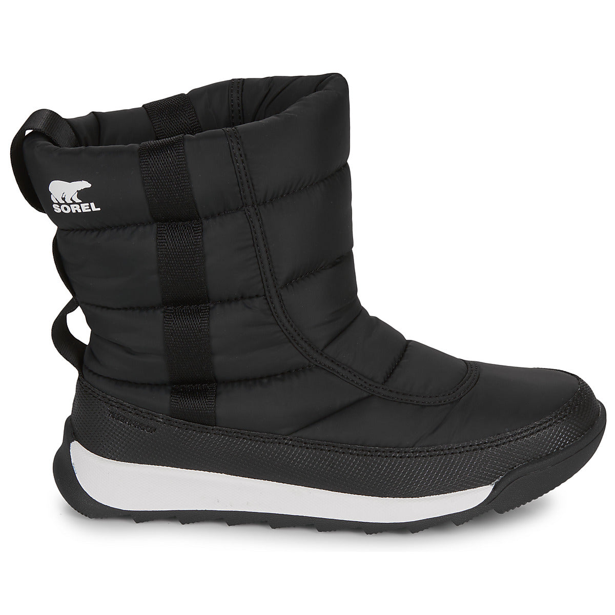 Scarpe da neve bambini ragazza Sorel  YOUTH WHITNEY II PUFFY MID WP  Nero