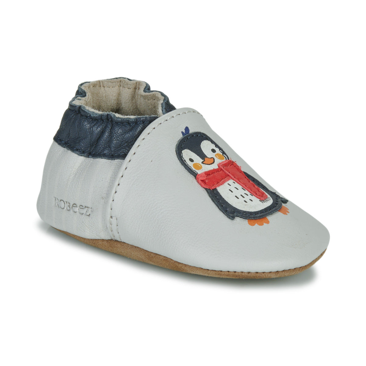 Pantofole bambini ragazzo Robeez  COLD FRIEND  Grigio