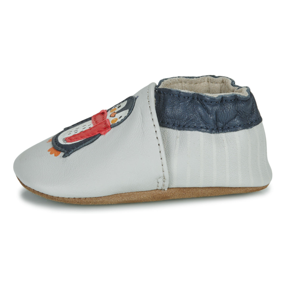 Pantofole bambini ragazzo Robeez  COLD FRIEND  Grigio