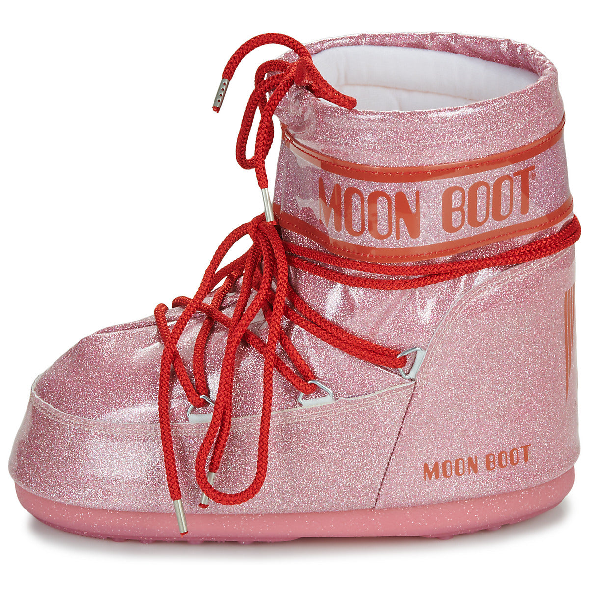 Scarpe da neve Donna Moon Boot  MB ICON LOW GLITTER  Rosa