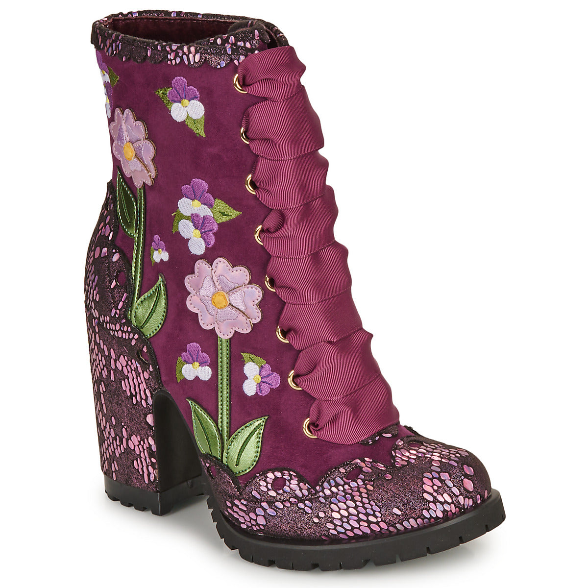 Stivaletti Donna Irregular Choice  VIBRANT VIOLET  Viola