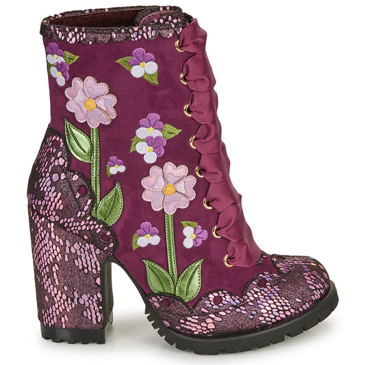 Stivaletti Donna Irregular Choice  VIBRANT VIOLET  Viola