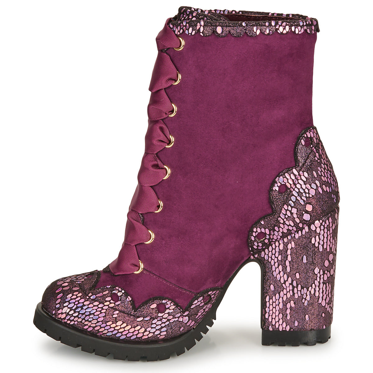 Stivaletti Donna Irregular Choice  VIBRANT VIOLET  Viola