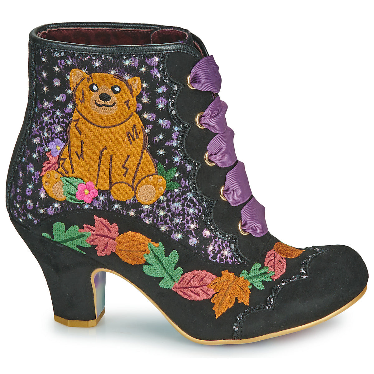 Stivaletti Donna Irregular Choice  BIG OL'BEAR  Nero