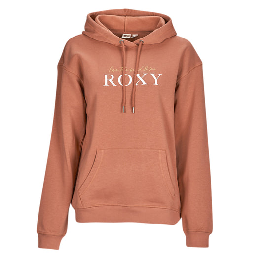 Felpa Donna Roxy  SURF STOKED HOODIE BRUSHED  Rosa